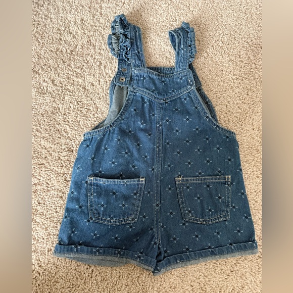 Tommy Hilfiger Denim Utility Overall Shortalls  3T girl - Picture 2 of 3